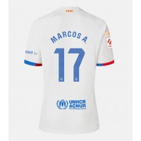 Pánský Fotbalový dres Barcelona Marcos Alonso #17 2023-24 Venkovní Krátký Rukáv